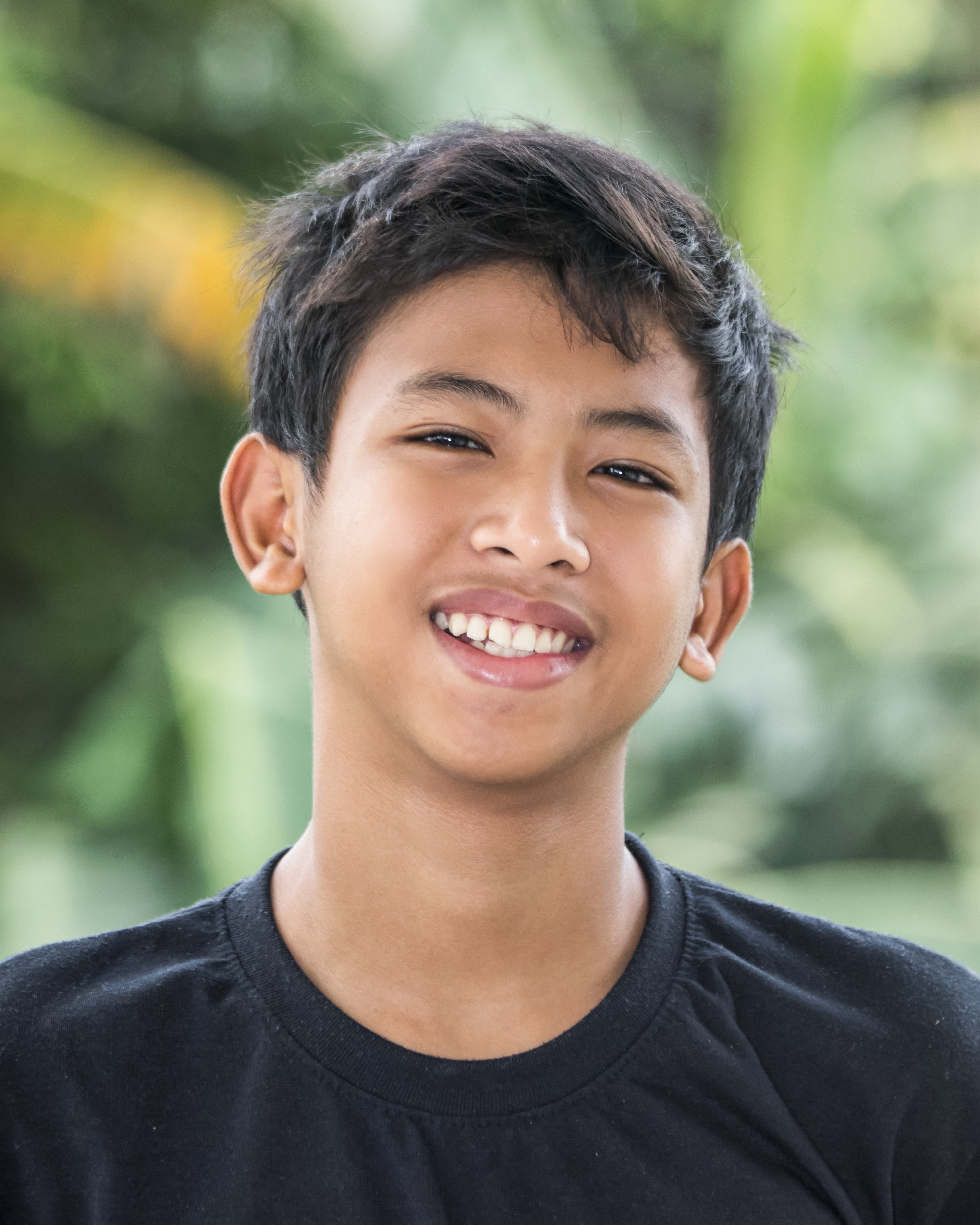 Boy in Black Shirt